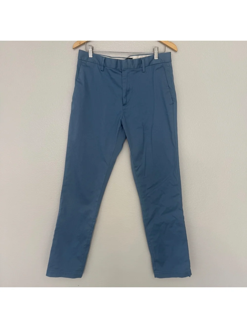 Banana Republic Aiden Chino Pants 32x32 Blue Cotton Blend